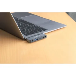 Dockingstation USB-C HDMI 4-i-1 rejse Doc Hub til brbar computer og tablet