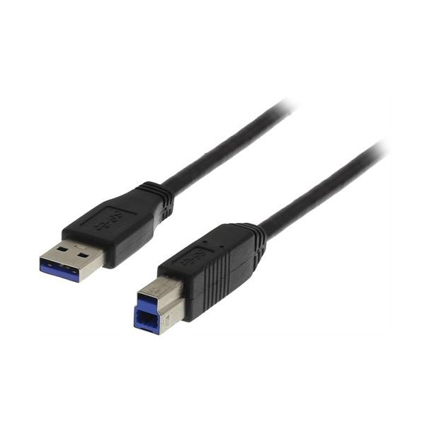 med undtagelse af alarm Elemental USB kabel 3.0 - USB-A han / USB-B han, 1, 3, 5m - Kabler, Batteri, Lader -  HERASHOP