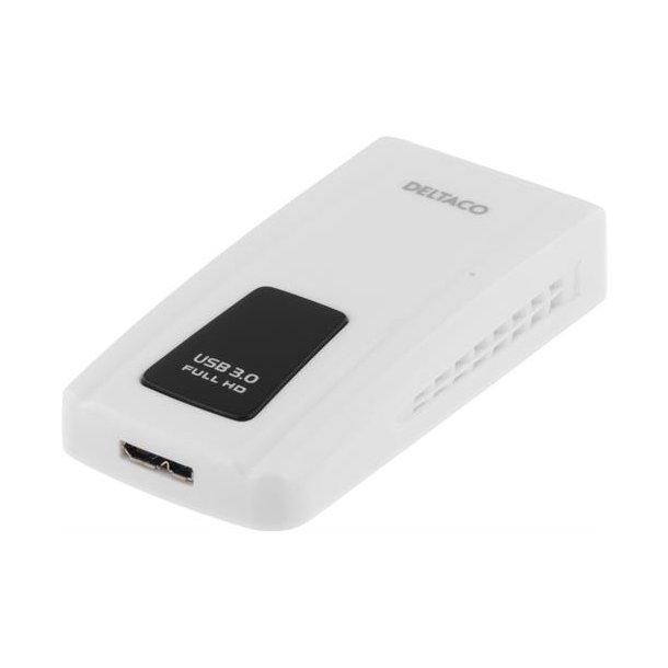 Adapter USB 3.0 DVI HDMI VGA-adapter Ekstern adapter fungerer som ekstra grafikkort