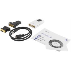 Adapter USB 3.0 DVI HDMI VGA-adapter Ekstern adapter fungerer som ekstra grafikkort